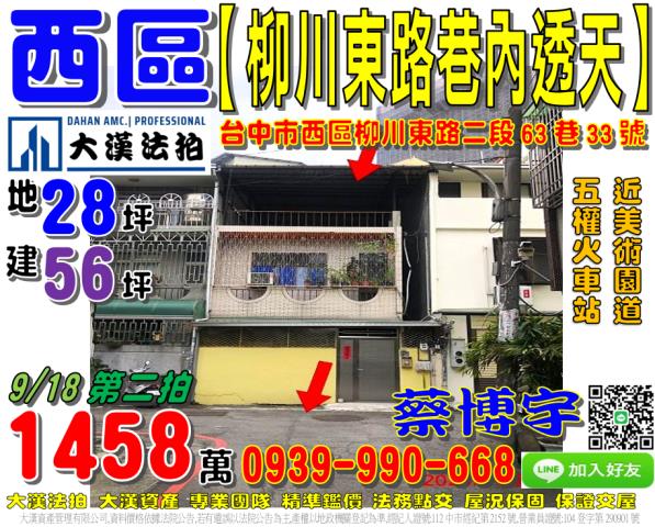西區柳川東路法拍透天